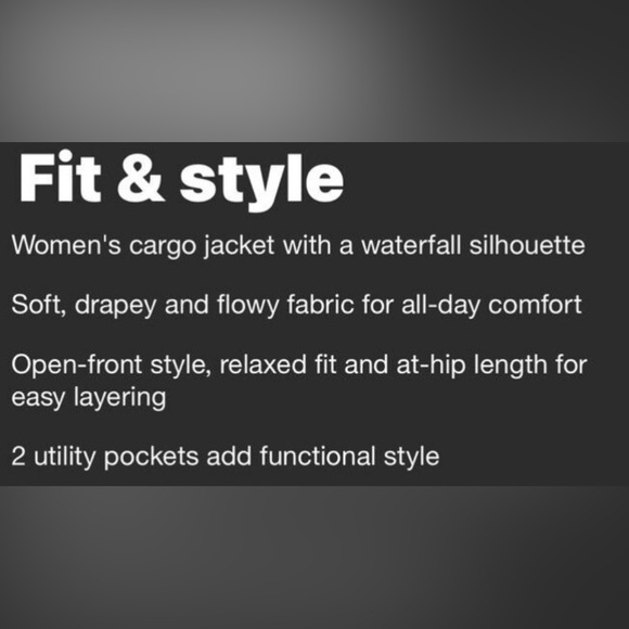 NWT-Women's Drapey Cargo Jacket - Knox Rose Burgundy size M - Picture 4 of 5